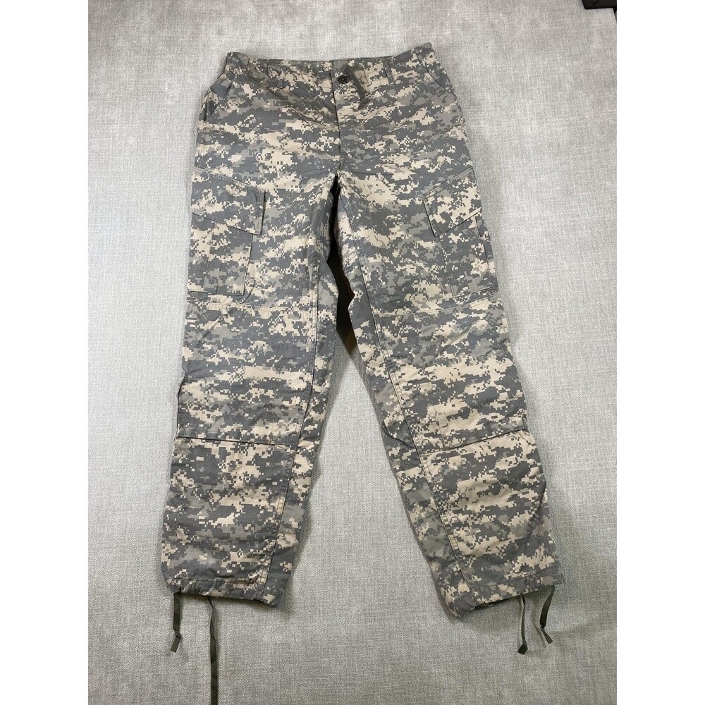 Unicor Pants Mens 32x31 Gray Digital Camo ACU Cargo Ripstop Military Workwear